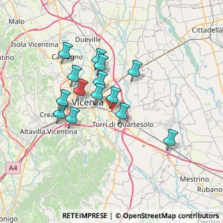 Mappa Strada Paradiso, 36100 Vicenza VI, Italia (6.04786)