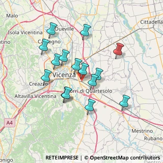 Mappa Strada Paradiso, 36100 Vicenza VI, Italia (6.36933)