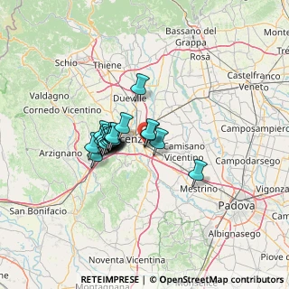 Mappa Strada Paradiso, 36100 Vicenza VI, Italia (9.0515)
