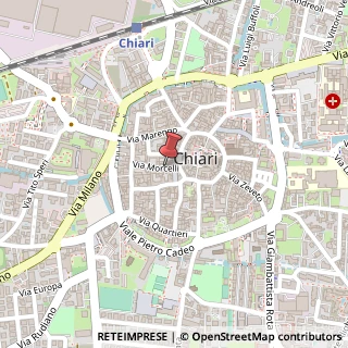 Mappa Via Morcelli, 10, 25032 Chiari BS, Italia, 25032 Chiari, Brescia (Lombardia)