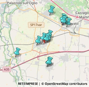 Mappa Via Lancini, 25032 Chiari BS, Italia (3.07)