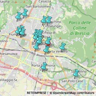 Mappa Vicolo dell' Ortaglia, 25121 Brescia BS, Italia (1.9165)