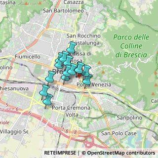 Mappa Vicolo dell' Ortaglia, 25121 Brescia BS, Italia (1.05067)