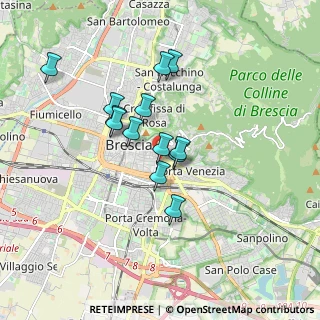 Mappa Vicolo dell' Ortaglia, 25121 Brescia BS, Italia (1.39692)