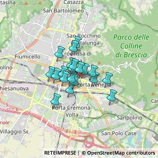 Mappa Vicolo dell' Ortaglia, 25121 Brescia BS, Italia (1.053)