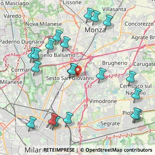 Mappa Via Concordia, 20099 Sesto San Giovanni MI, Italia (5.241)