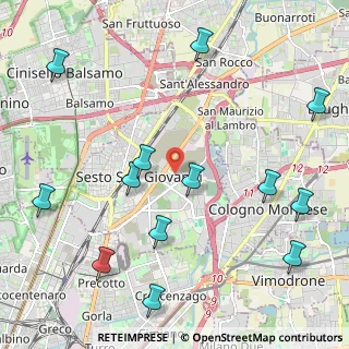 Mappa Via Concordia, 20099 Sesto San Giovanni MI, Italia (2.65692)