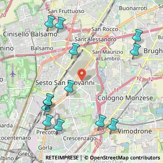 Mappa Via Concordia, 20099 Sesto San Giovanni MI, Italia (2.64615)