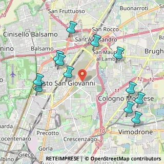 Mappa Via Concordia, 20099 Sesto San Giovanni MI, Italia (2.27583)