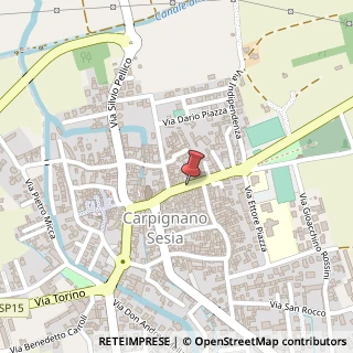 Mappa Via Cavour, 28, 28064 Carpignano Sesia, Novara (Piemonte)