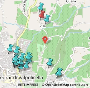 Mappa Via Vigolo, 37024 Negrar di Valpolicella VR, Italia (0.703)