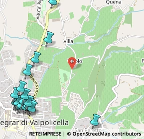 Mappa Via Vigolo, 37024 Negrar di Valpolicella VR, Italia (0.8295)