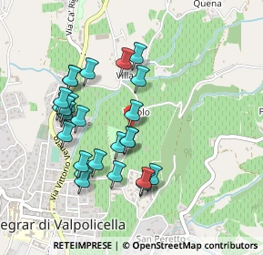 Mappa Via Vigolo, 37024 Negrar di Valpolicella VR, Italia (0.432)