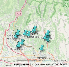 Mappa Via Vigolo, 37024 Negrar di Valpolicella VR, Italia (6.46357)