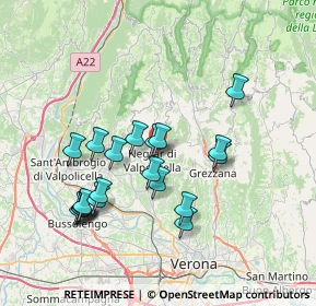 Mappa Via Vigolo, 37024 Negrar di Valpolicella VR, Italia (6.9855)