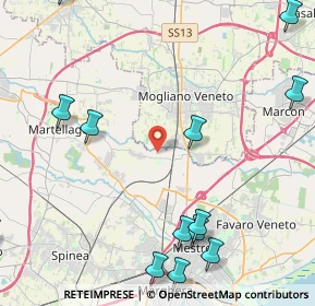 Mappa Via Gatta, 30174 Venezia VE, Italia (6.60188)