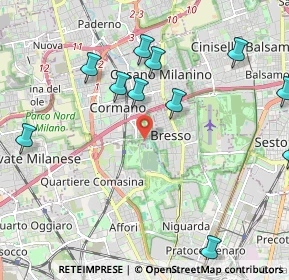 Mappa Via Grazia Deledda, 20091 Bresso MI, Italia (2.41727)