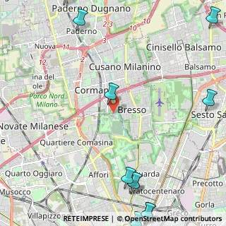 Mappa Via Grazia Deledda, 20091 Bresso MI, Italia (3.57182)
