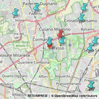 Mappa Via Grazia Deledda, 20091 Bresso MI, Italia (3.15545)