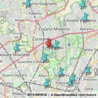 Mappa Via Grazia Deledda, 20091 Bresso MI, Italia (2.9025)