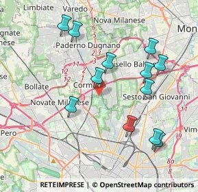 Mappa Via Grazia Deledda, 20091 Bresso MI, Italia (4.01667)