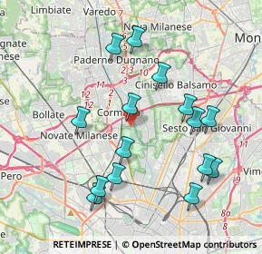 Mappa Via Grazia Deledda, 20091 Bresso MI, Italia (3.96933)