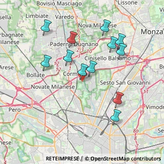 Mappa Via Grazia Deledda, 20091 Bresso MI, Italia (3.89083)