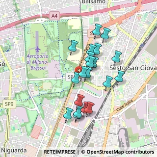 Mappa Via Clerici, 20099 Milano MI, Italia (0.7755)