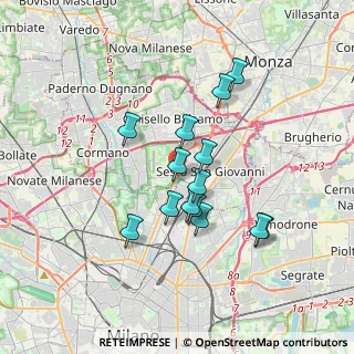 Mappa Via Clerici, 20099 Sesto San Giovanni MI, Italia (2.90571)