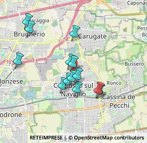 Mappa Via Boves, 20063 Cernusco sul Naviglio MI, Italia (1.56923)