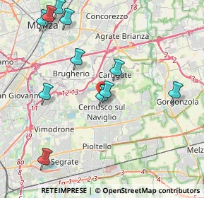 Mappa Via Boves, 20063 Cernusco sul Naviglio MI, Italia (4.48)