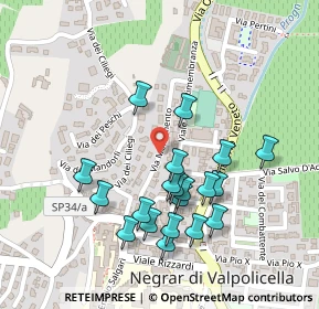 Mappa Via Monumento, 37024 Negrar VR, Italia (0.2265)
