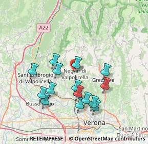 Mappa Via Monumento, 37024 Negrar VR, Italia (7.076)