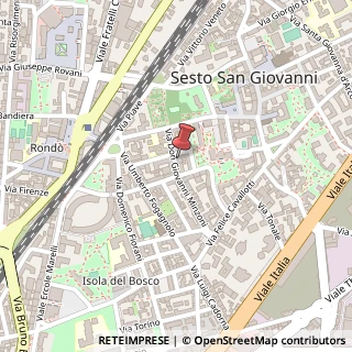 Mappa Via Don Giovanni Minzoni, 37, 20099 Sesto San Giovanni, Milano (Lombardia)