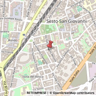 Mappa Via Don Giovanni Minzoni, 76, 20099 Sesto San Giovanni, Milano (Lombardia)