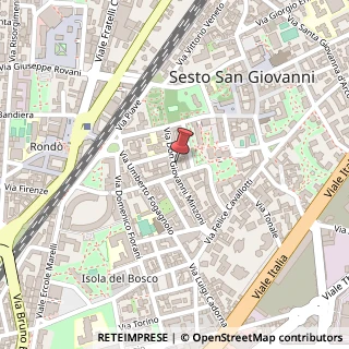 Mappa Via Don Giovanni Minzoni, 43, 20099 Sesto San Giovanni, Milano (Lombardia)