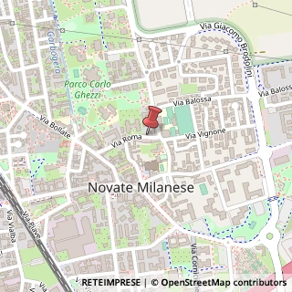 Mappa 17 Via Roma, 20026 Novate Milanese MI, Italia, 20026 Novate Milanese, Milano (Lombardia)
