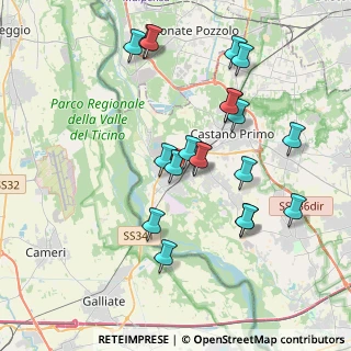 Mappa Via della Chiesa, 20029 Turbigo MI, Italia (3.7625)