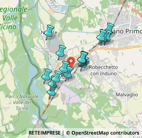 Mappa Via della Chiesa, 20029 Turbigo MI, Italia (1.36375)