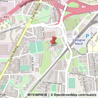 Mappa Via C.A. dalla Chiesa, 43, 20093 Cologno Monzese, Milano (Lombardia)