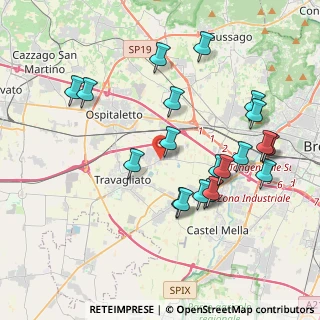 Mappa Via Santa Giulia, 25039 Travagliato BS, Italia (4.001)