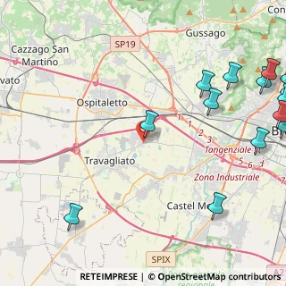 Mappa Via Santa Giulia, 25039 Travagliato BS, Italia (6.64)