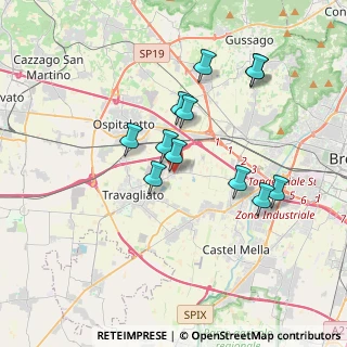 Mappa Via Santa Giulia, 25039 Travagliato BS, Italia (3.21167)
