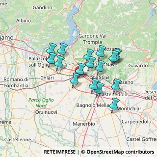 Mappa Via Santa Giulia, 25039 Travagliato BS, Italia (11.45588)