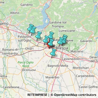 Mappa Via Santa Giulia, 25039 Travagliato BS, Italia (7.83727)