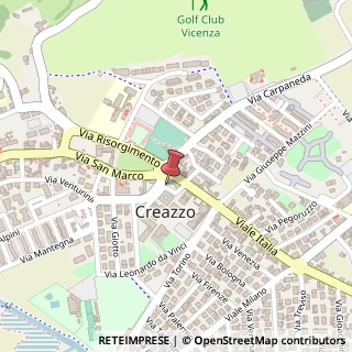 Mappa Largo tiepolo 53, 36051 Creazzo, Vicenza (Veneto)