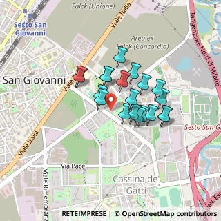Mappa Via G. Cantore, 20099 Sesto San Giovanni MI, Italia (0.315)