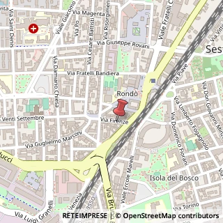 Mappa Via Firenze, 17, 20099 Sesto San Giovanni, Milano (Lombardia)