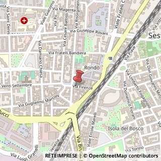 Mappa Via Firenze, 52, 20099 Sesto San Giovanni, Milano (Lombardia)
