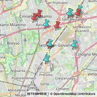 Mappa Via Firenze, 20099 Sesto San Giovanni MI, Italia (2.39818)